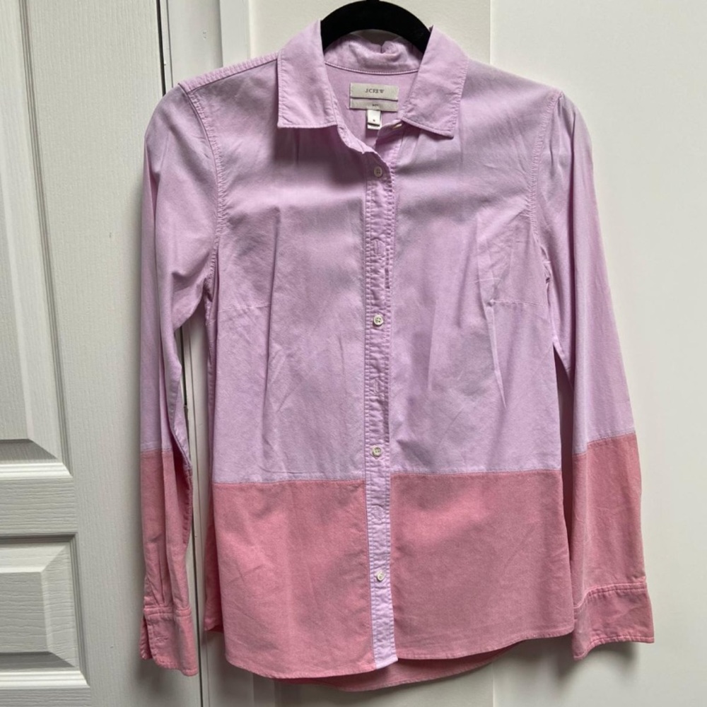 Two tone J Crew button down